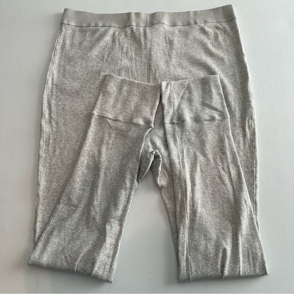 NWT Skims Ribbed Heather Grey Leggings Size 2XL - Picture 4 of 4